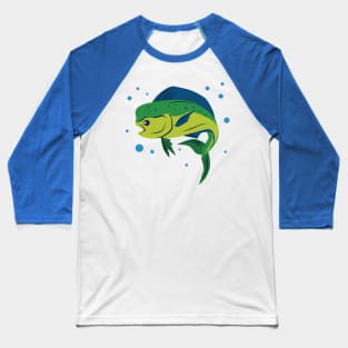 Mahi Mahi Baseball T-Shirt